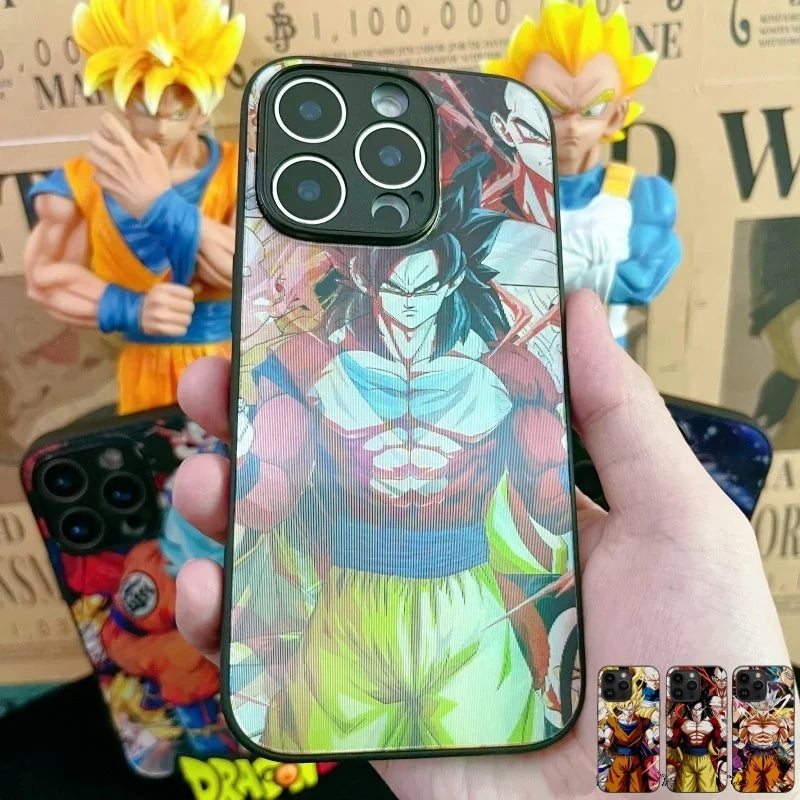 3D Grating Dragon Ball GT Phone Case For iPhone
