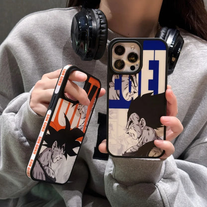 3D Dragon Ball Son Goku Vegeta Phone Case For iPhone