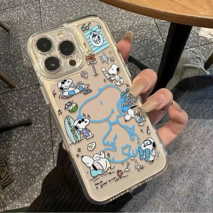 Creative Anime Peripheral Tpu Transparent Mobile Phone Case For iPhone