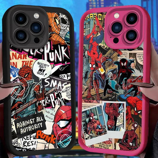 Cool Marvel Spider Man Comic For iPhone Phone Case