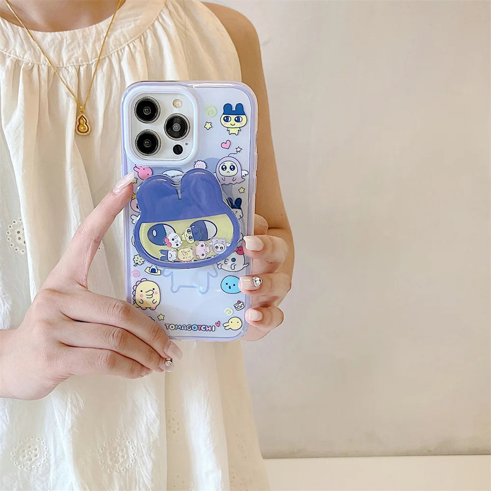 Funny Cartoon Magnetic Stand Phone Case