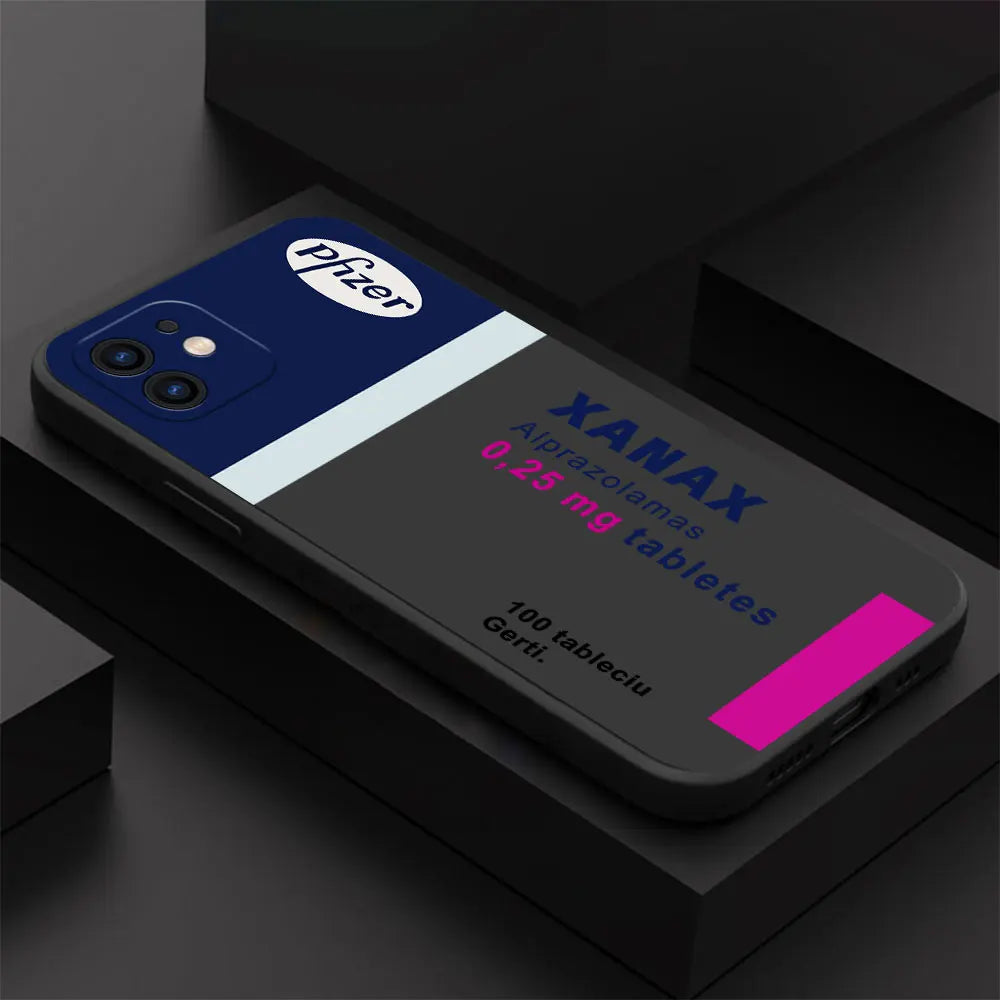 Luxury Fashion Xanaxs Phone Case For iPhone