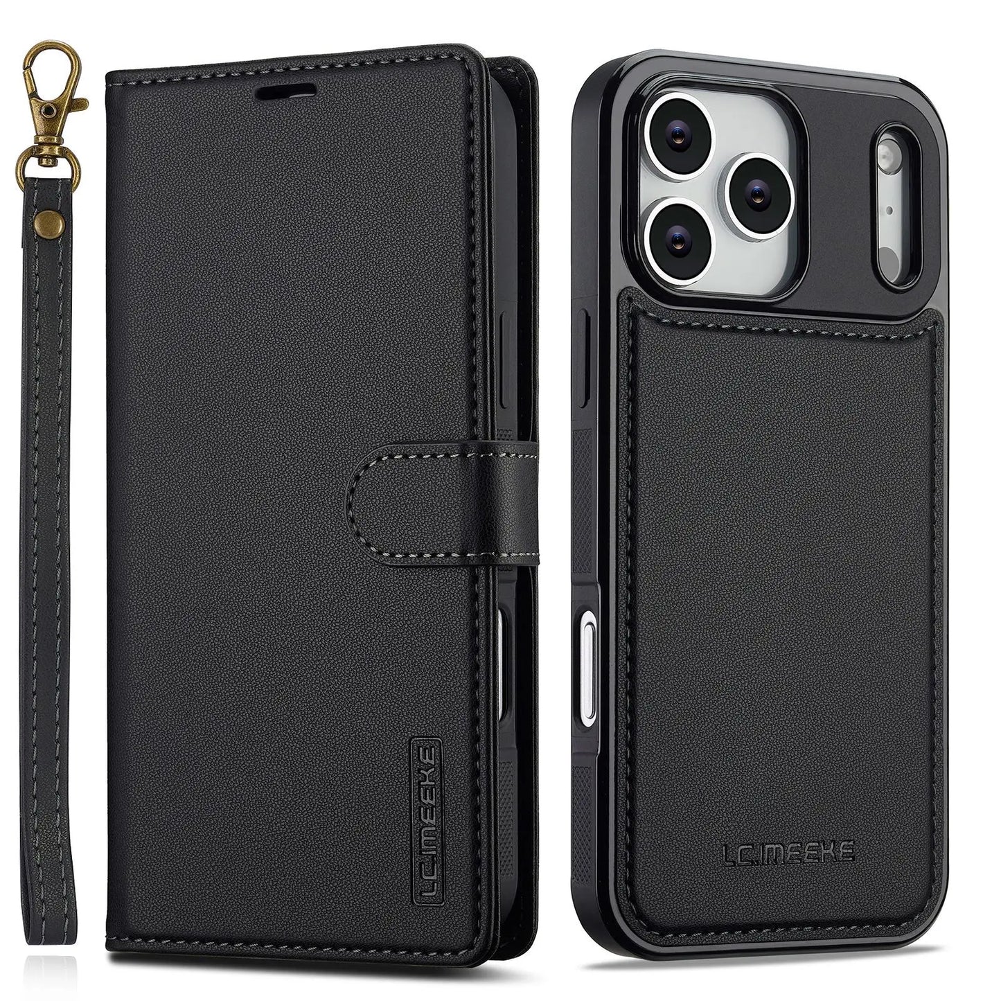 2 in 1 Detachable Leather Phone Case For iPhone