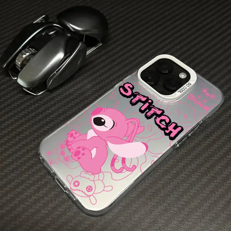Angel Stitch Cartoon Phone Case For iPhone
