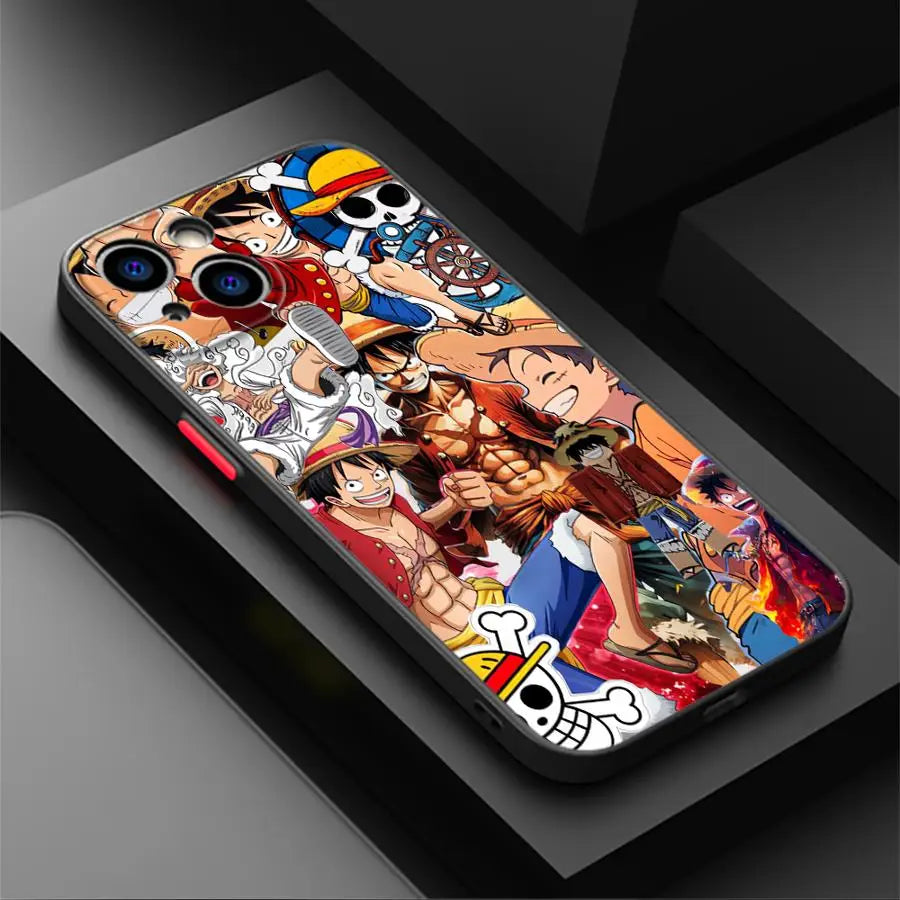Soft shell Anime One Pieces Phone Case For iPhone
