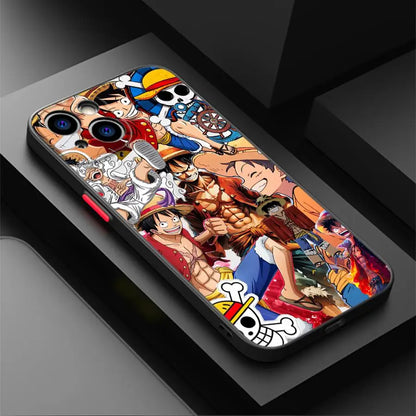 Soft shell Anime One Pieces Phone Case For iPhone