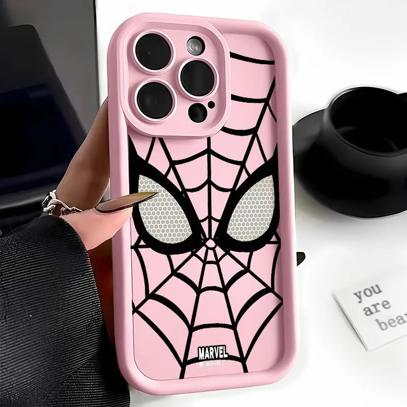 Marvel Spider Man Plain Multistep TPU Phone Case For iPhone