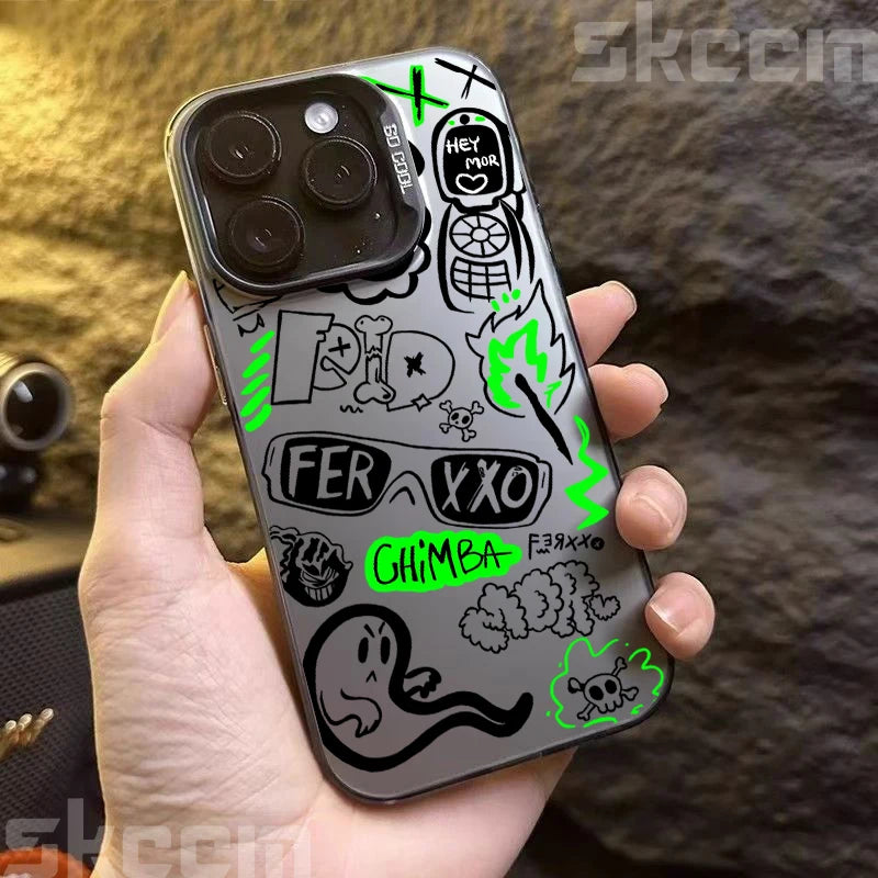 Street Classic Graffiti Print Phone Case For iPhone