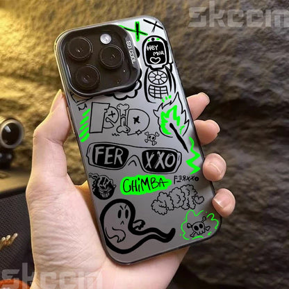 Street Classic Graffiti Print Phone Case For iPhone