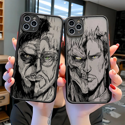 Luxury Attack On Titan Hot Anime Phone Case For iPhone
