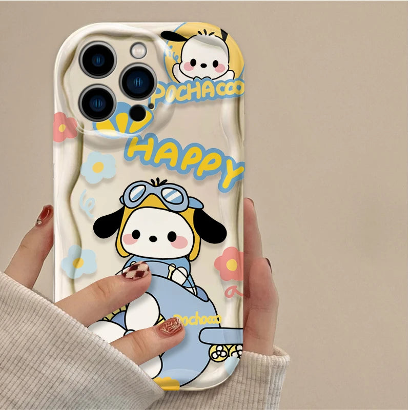 Cute Cartoon Pochacco Phone Case For iPhone