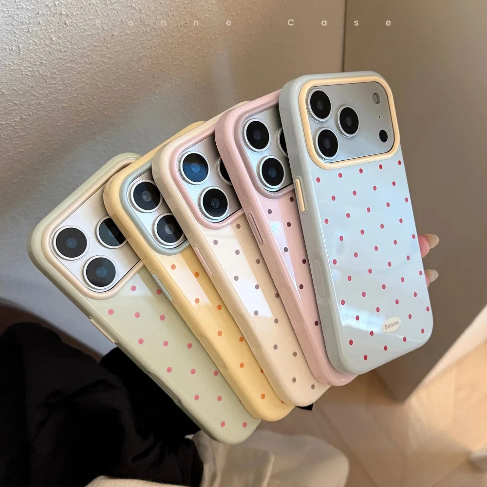 Ins Polka Dot Ultra Slim Phone Case  For iPhone
