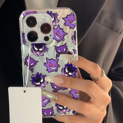 Cute Pokemon Gengar Pattern Phone Case For iPhone