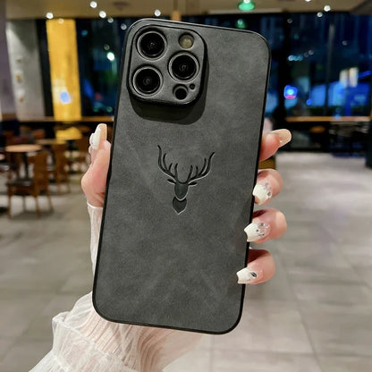 Luxury Cortex Deer Matte Phone Case