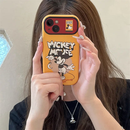 Fun Cartoon Mickey English Design Compatible With iPhone