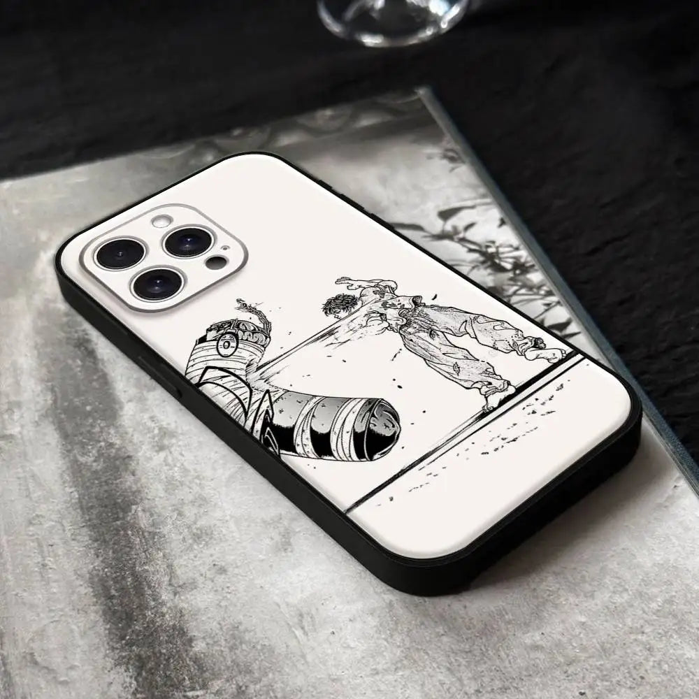 Anime Baki Hanmas Phone Case For iPhone
