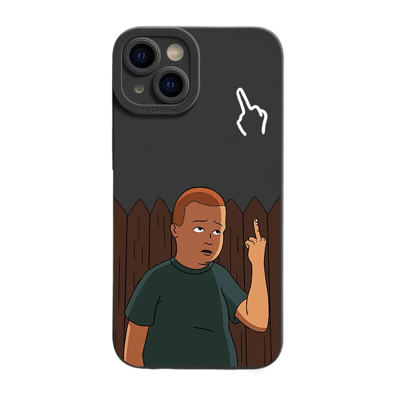 Funny Cartoon Man Phone Case For iPhone