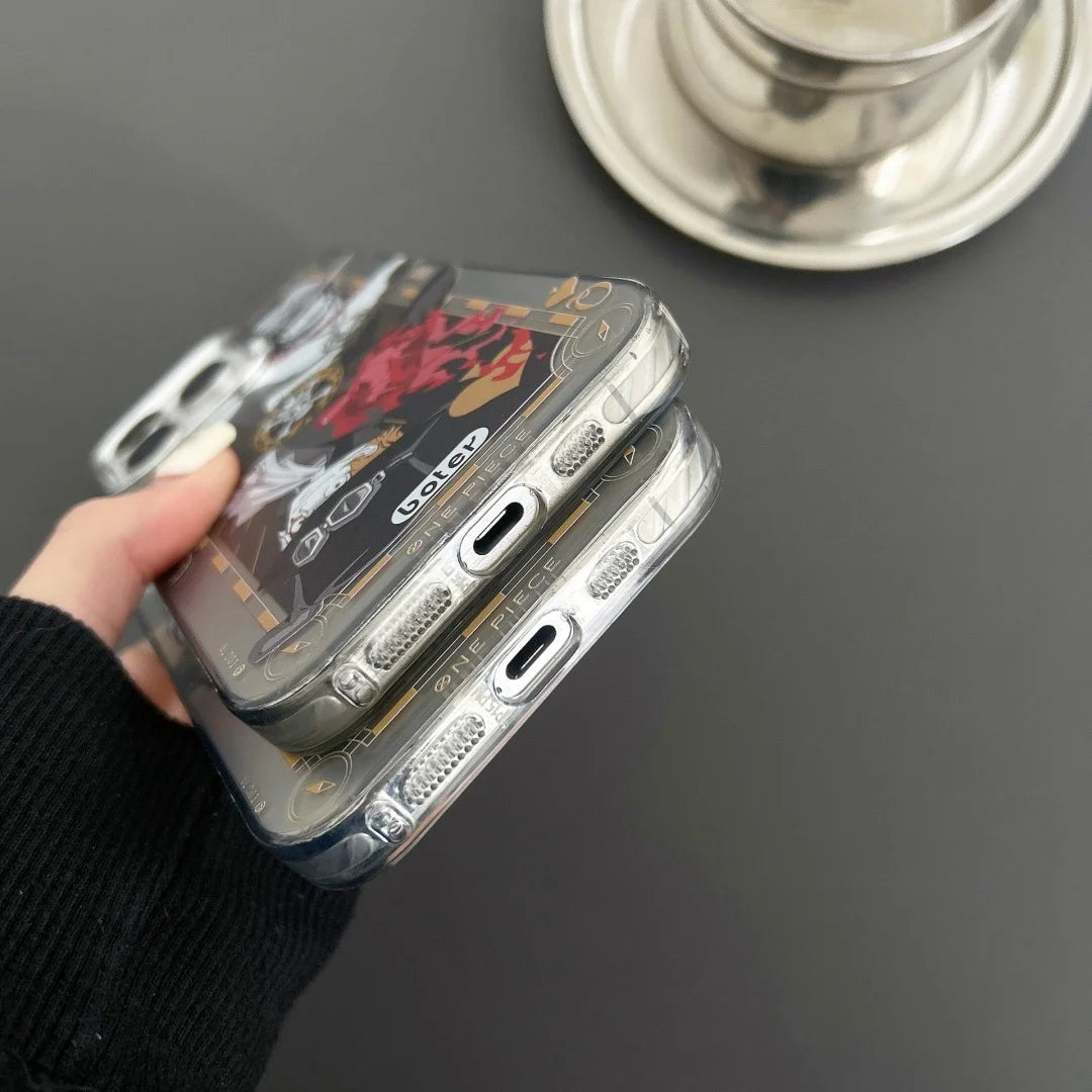 Anime One Piece Ace Sabo Law Sanji Phone Case  For iPhone
