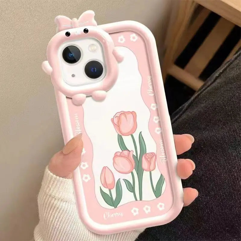 Flower Fundas Phone Case For IPhone