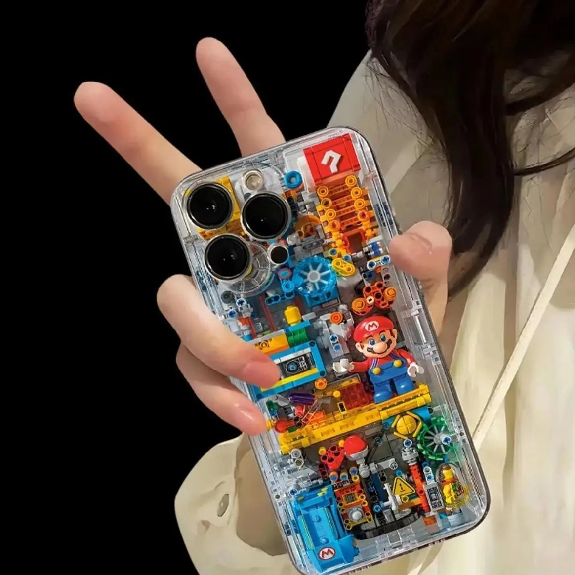 Machinery Building Block Marios For iPhone Phone Case