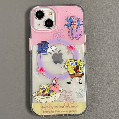 Anime Spongebo Squarepants Mobile Phone Case Available For iPhone