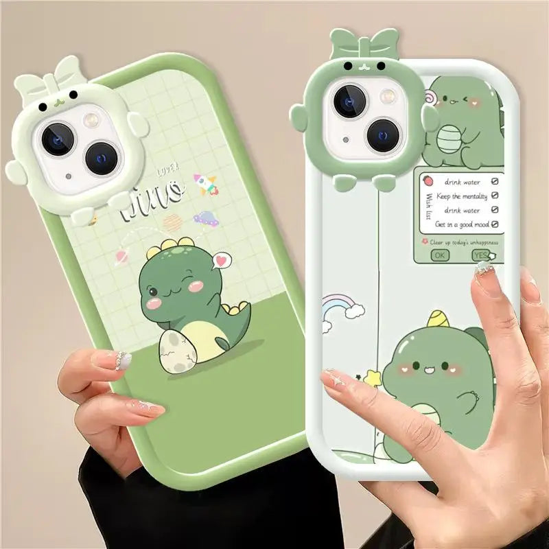 Little Monster Lens Duck Panda Cover Case For iPhone Case