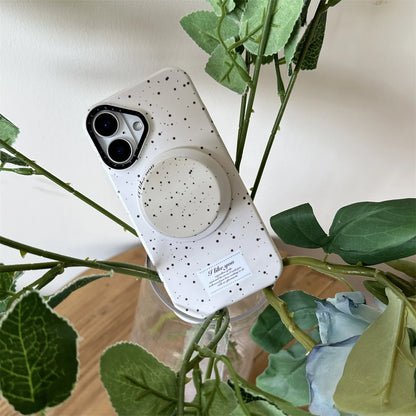 Cute Milk Yellow Magnetic Circle Holder Phone Case