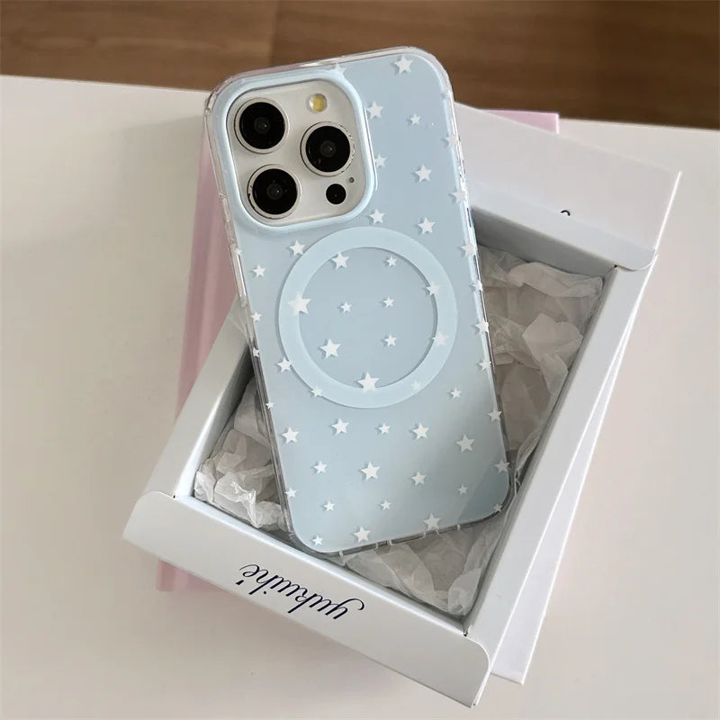 Cute Wing Heart Magnetic Phone Case
