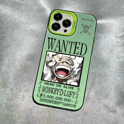 One Piece Luffy Model Wanted Phone Case  For iPhone
