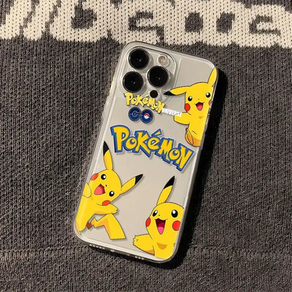 Cartoon Cute Pokemon Pikachu Phone Case For iPhone