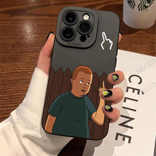 Funny Cartoon Man Phone Case For iPhone
