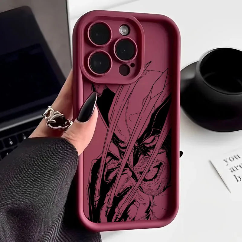 Marvel Wolverine Art Phone Case For iPhone