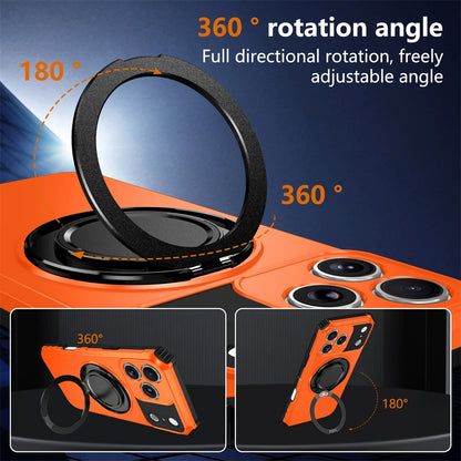 360° Magnetic Bracket Phone Case For iPhone