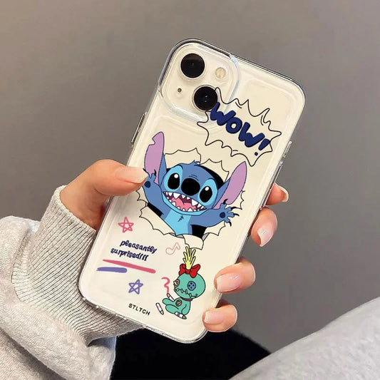 Stitch Naughty Cute Phone Case For iPhone