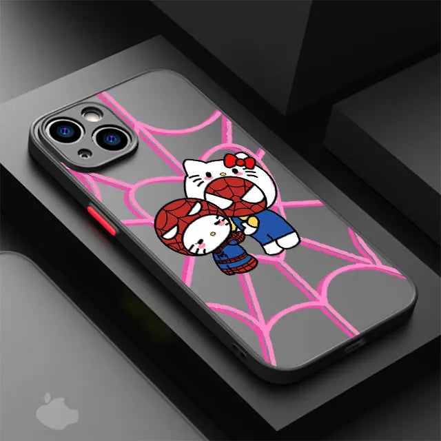 Marvel Spider Man Couple For iPhone Phone Case