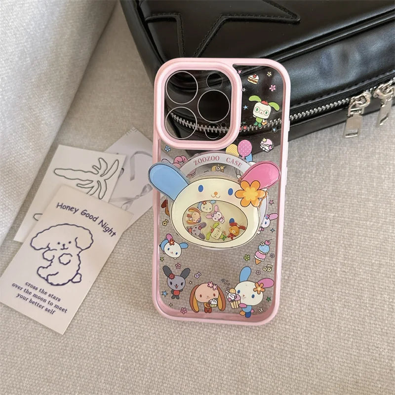 Cute Rabbit Magnetic Phone Case