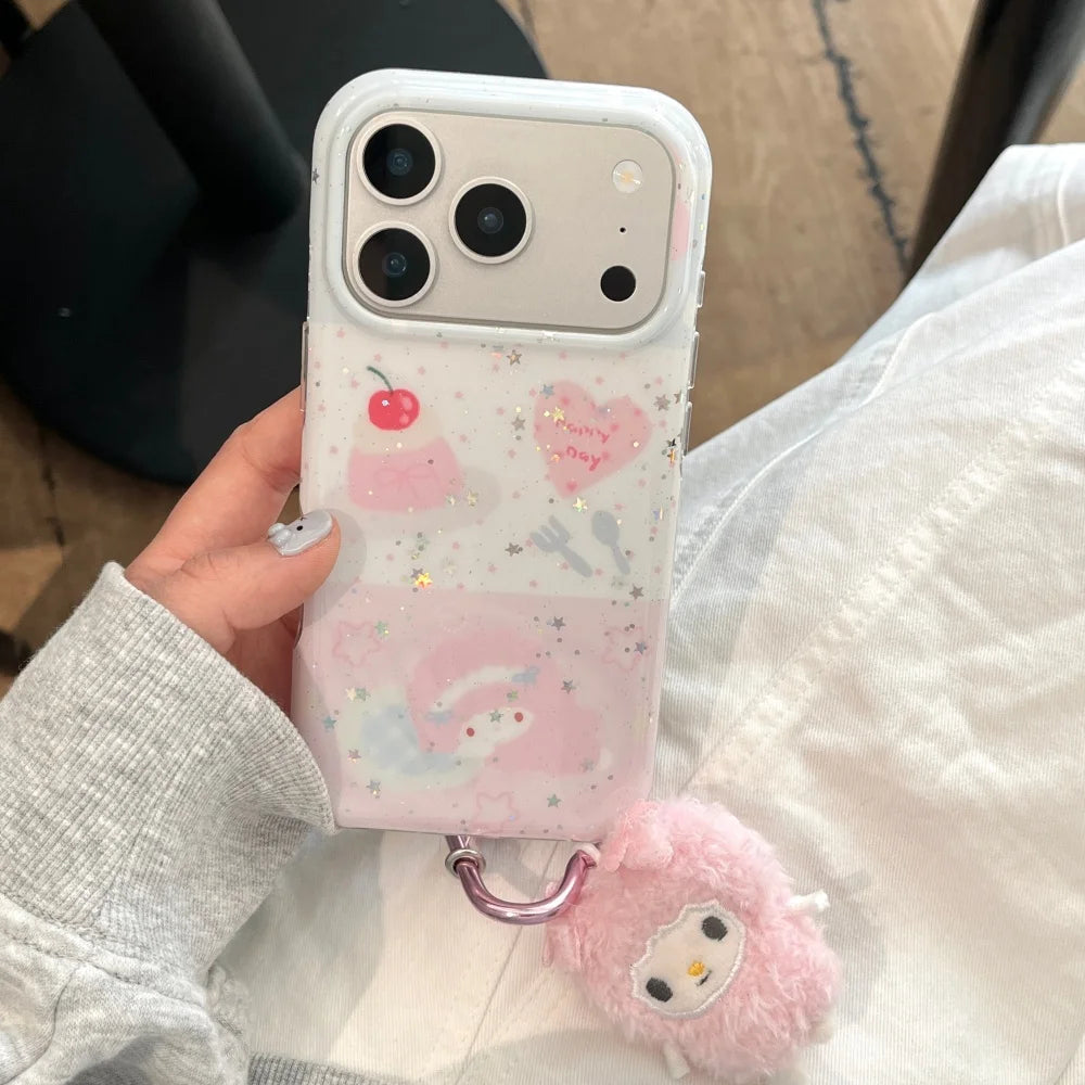 Cute Pink Melody Lambs Hot Sale Phone Case For iPhone