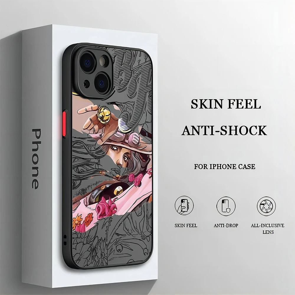 Anime JOJO's Bizarre Adventure Jojo Gyro Zeppeli Phone Case For iPhone