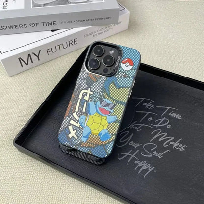 Cute Pixel Pokemon Squirtle Phone Case For iPhone