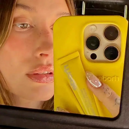Luxury Lemontini Lipstick Make-up Soft Silicone Phone Case For iPhone