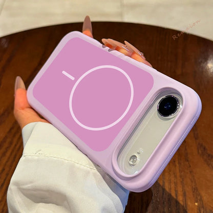 Magnetic Liquid Silicone Phone Case For iPhone