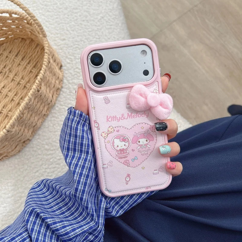 Kawaii Cartoon Love Hello Kitty Cute  My Melody My Melody Phone Case For iPhone