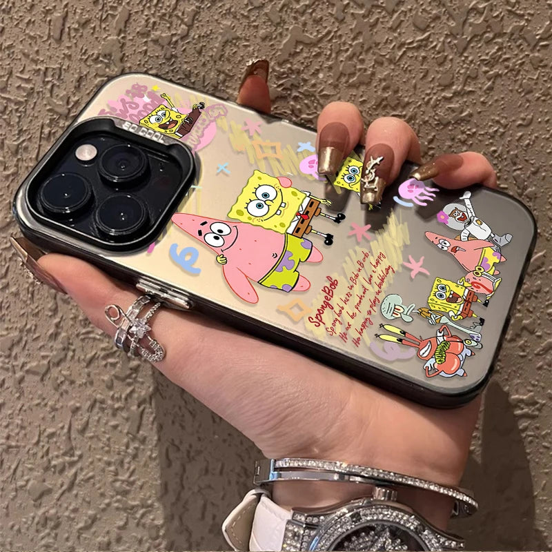 SpongeBob Patrick Star Hard Phone Case For iPhone