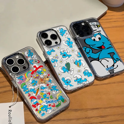 Cartoon Cute The Smurfs New Phone Case For iPhone