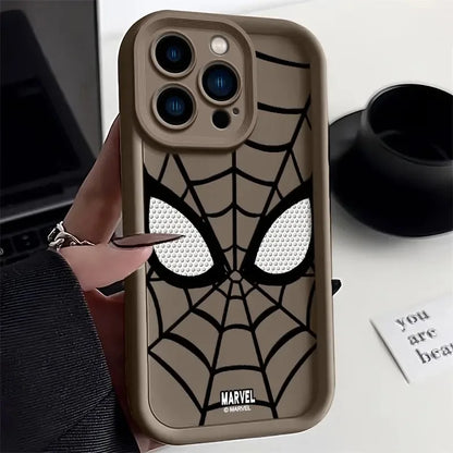 Marvel Spider Man Plain Multistep TPU Phone Case For iPhone
