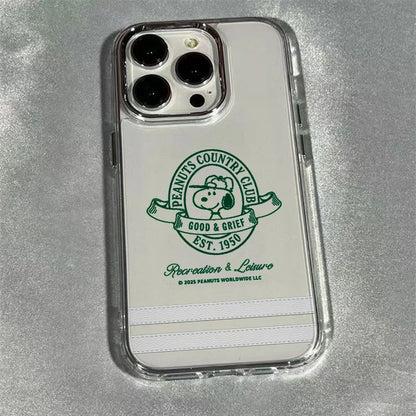 New Sport Snoopys Green Phone Case For iPhone