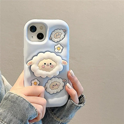Sheep Folding Stand Holder Lamb Bracket Phone Case