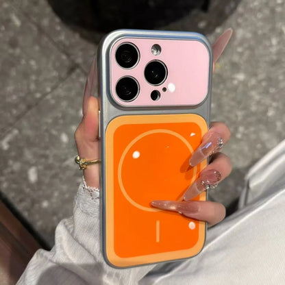 For Magsafe Candy Color Contrast Case For iPhone