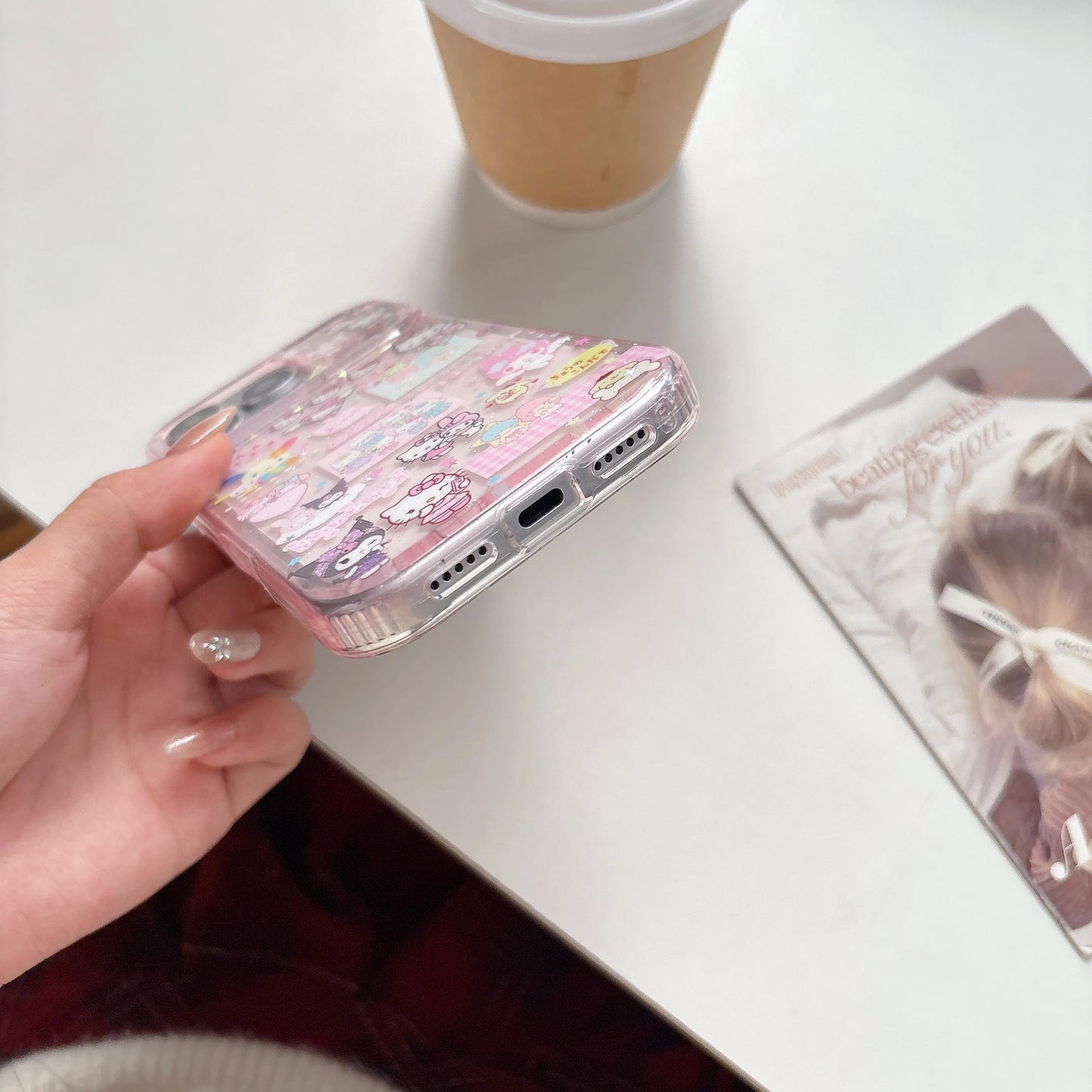 Luxury IMD Sanrio Hellos Kitty Kuromis Melodys Phone Case For iPhone