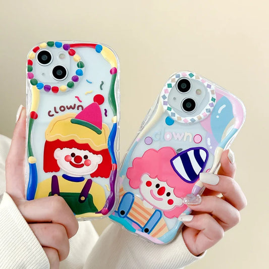 Flowet Cartoon Soft TPU Cover Funda Coque Case For IPhone Case